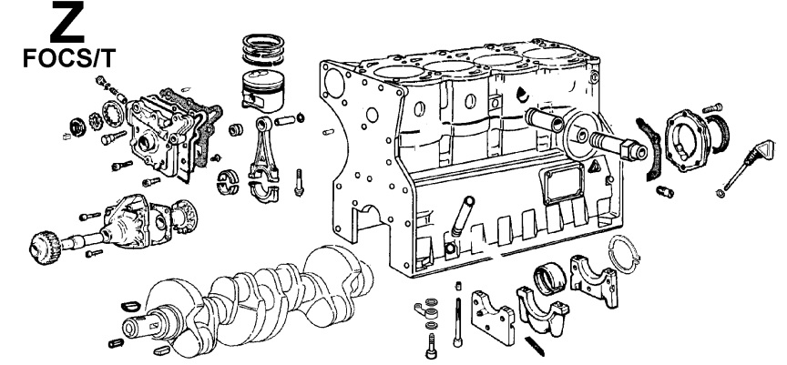мотор блок двигатель Lombardini LDW 1204T
